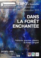 Affiche de l'expostion -Dans la Forêt enchantée- / 